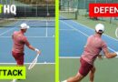 Winning Strategy in Tennis Games: Building a Strong Attack and a Solid Defense